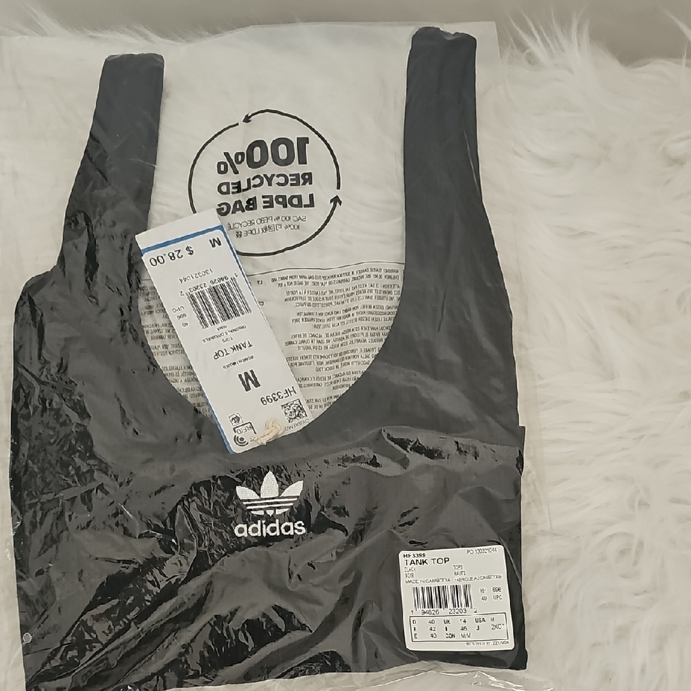 Adidas Black Sleeveless Top